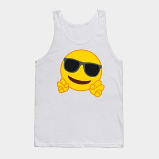 sunglass smart face emoji fan art Tank Top